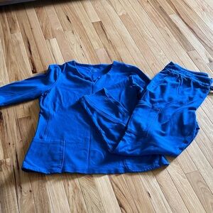 Jaanuu Blue Women's Scrub Set